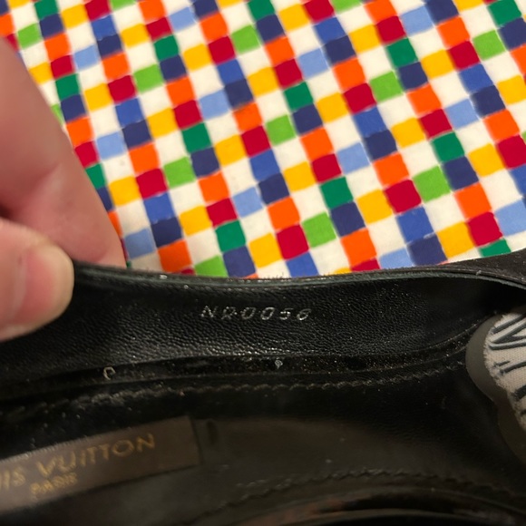 Louis Vuitton suede heels 8